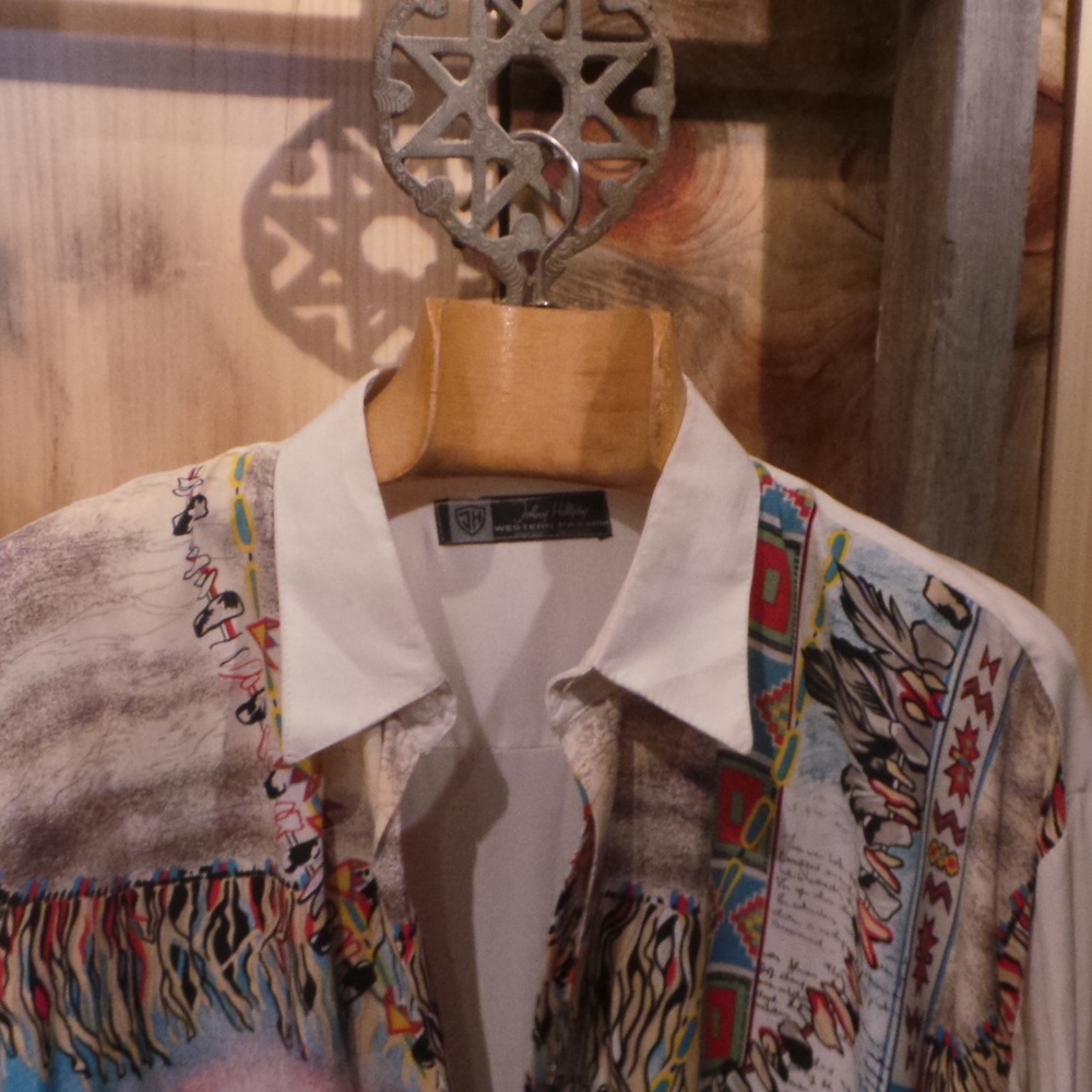 FRENCH SHIRT INDIAN MOTIF